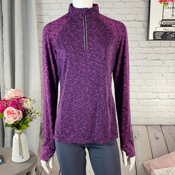Ideology Tops - Ideology Purple/Pink Pullover Activewear Top Size: Medium